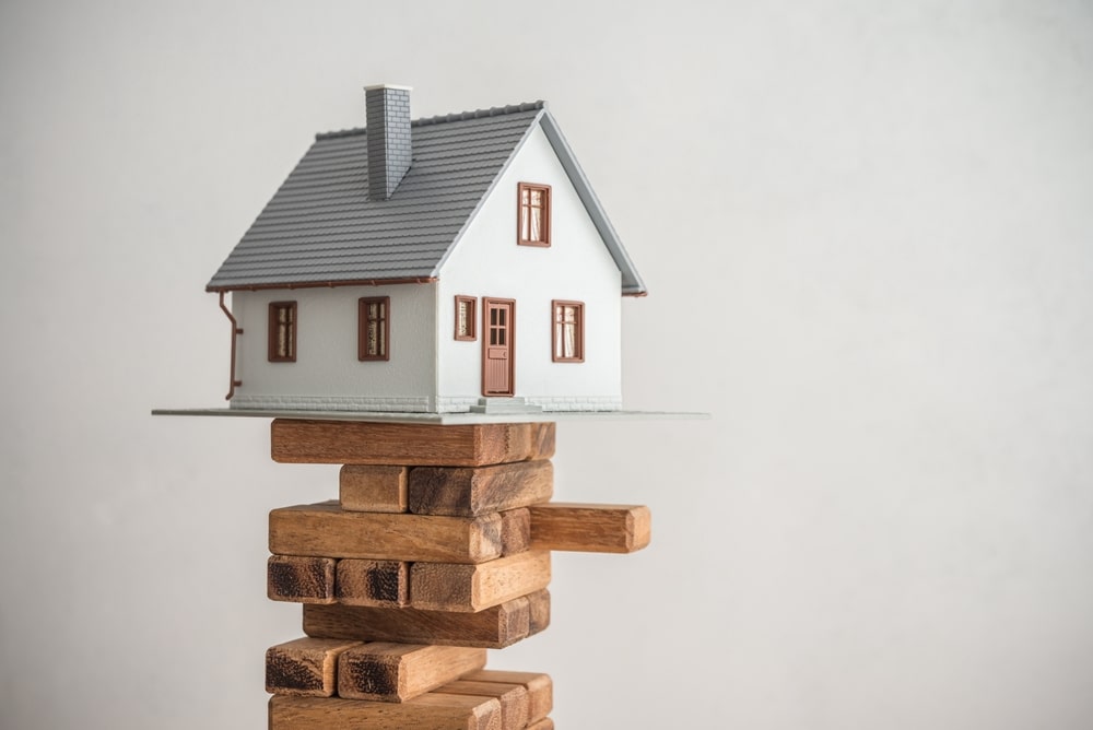 Toy House Toy House On Toy Blocks